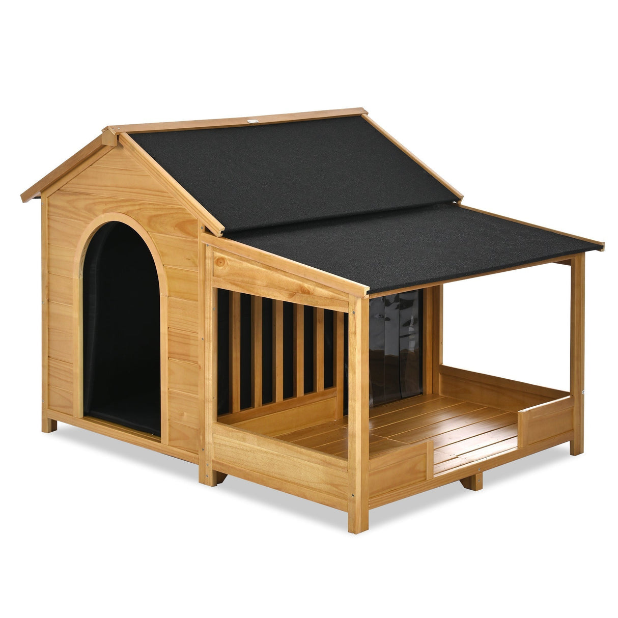 60.2' Large Outdoor Dog House with Insulated Liner for Winter