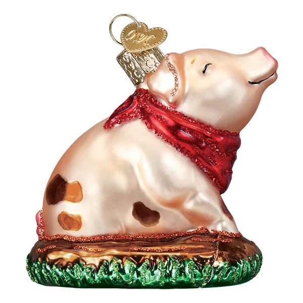 Piggy In The Puddle Christmas Ornament by Old World Christmas