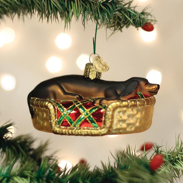 Sleepy-Dachshund-Ornament-Christmas-Ornaments