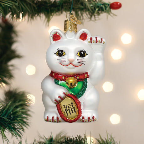 Lucky-Cat-Ornament-Christmas-Ornaments