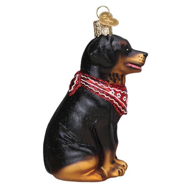 Rottweiler Ornament by Old World Christmas