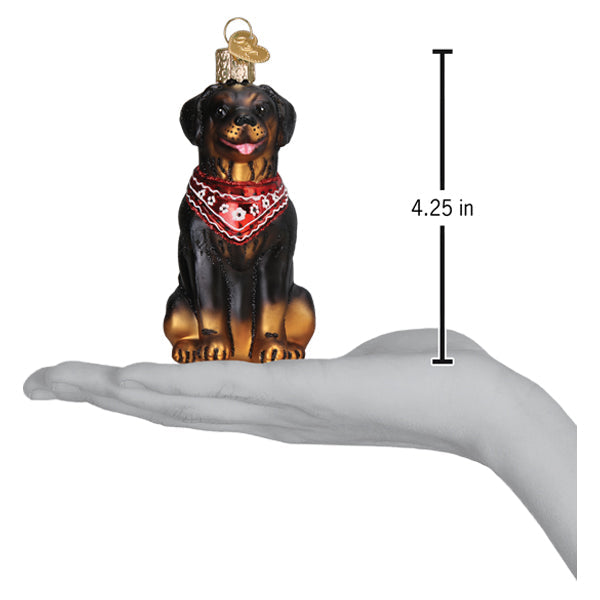 Rottweiler Ornament by Old World Christmas