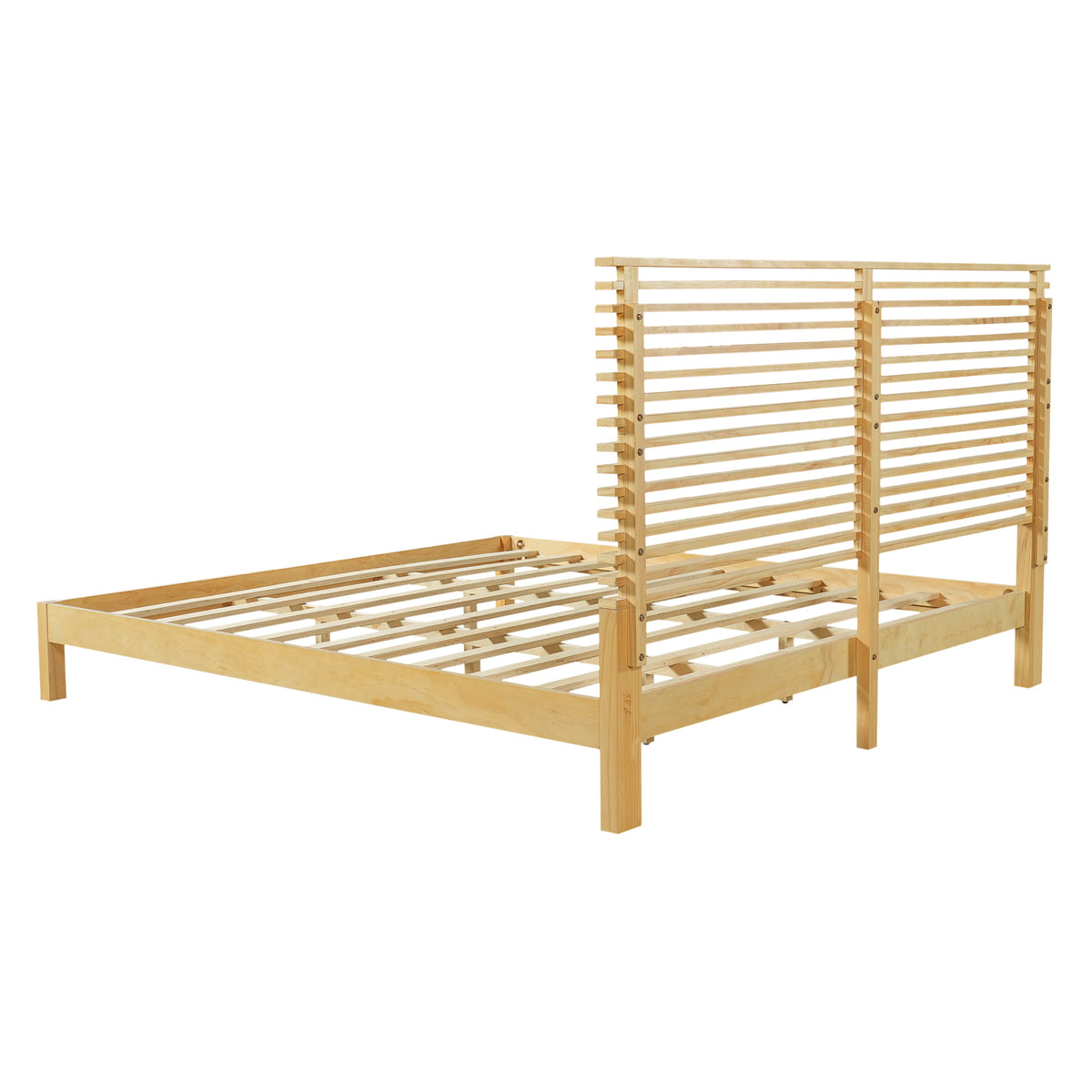 Premium Solid Wood King Size Bed Frame with Headboard
