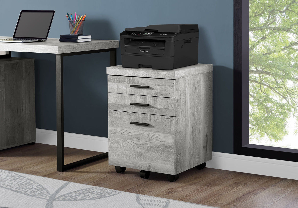 Rolling Mobile File Cabinet with Storage Drawers & Printer Stand