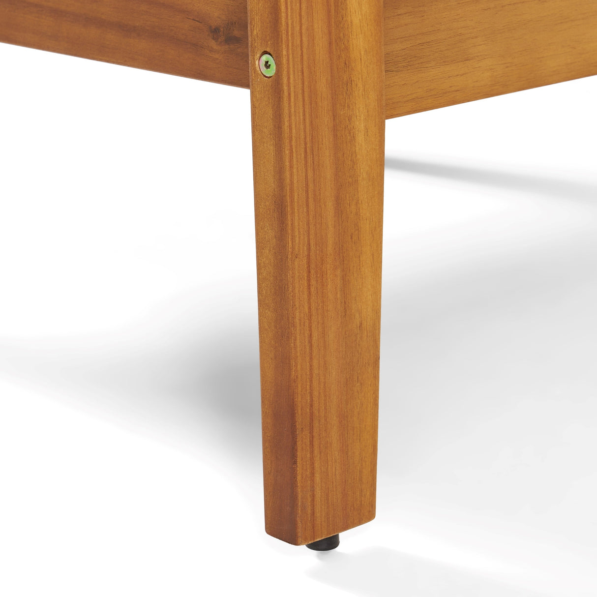 2-Piece Outdoor Teak Acacia Wood Conversation Set