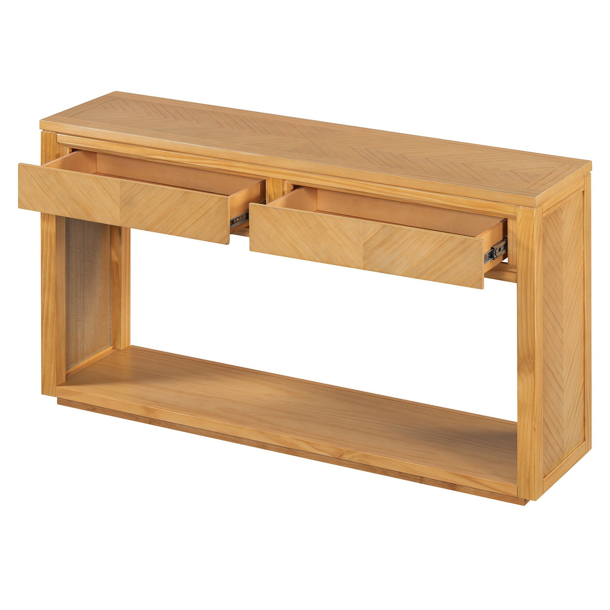 55' Console TableNatural