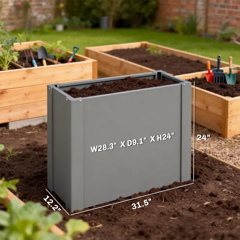Balcony Herb Box - Elevated Outdoor Planter Box