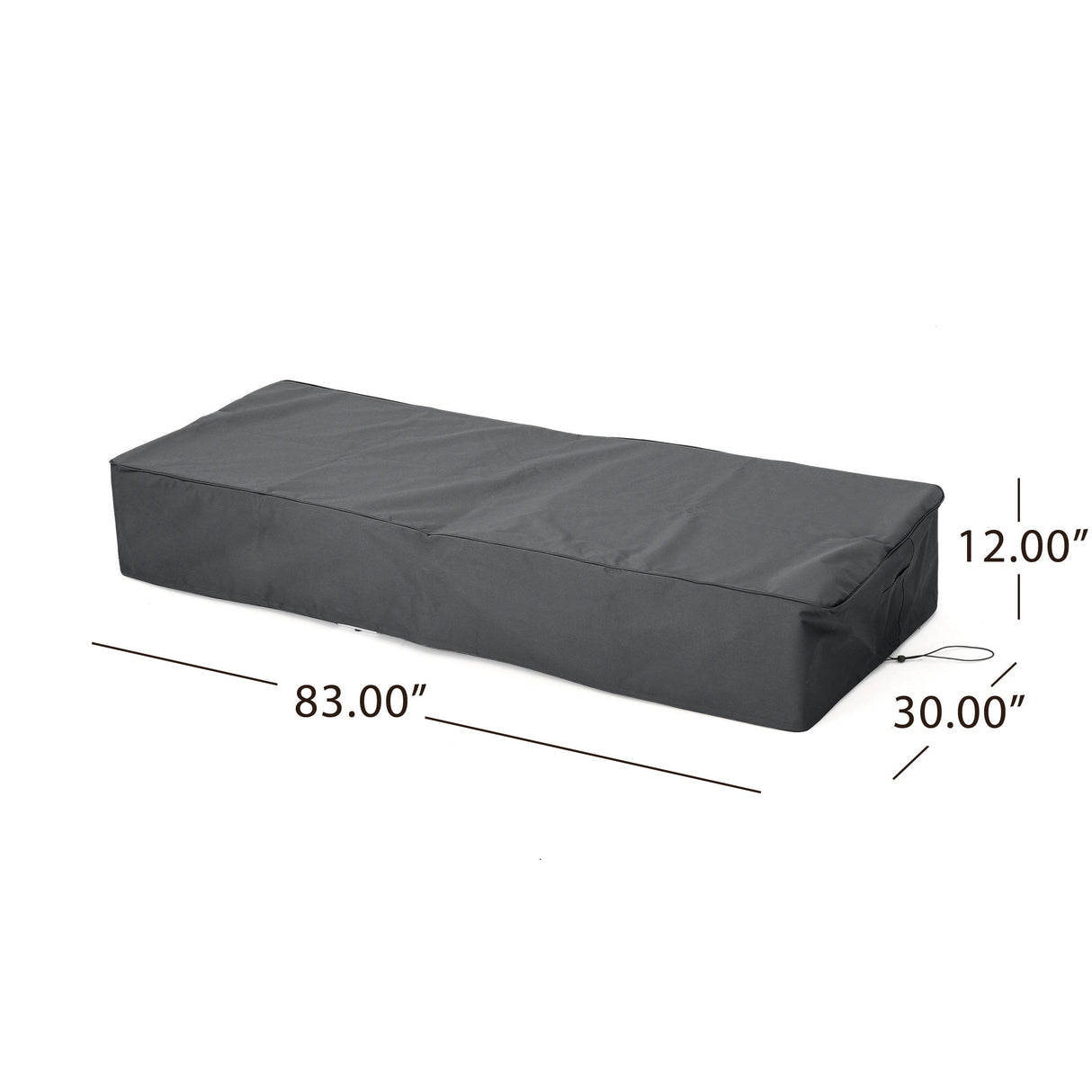 Shield Chaise Lounge Set Cover - Grey