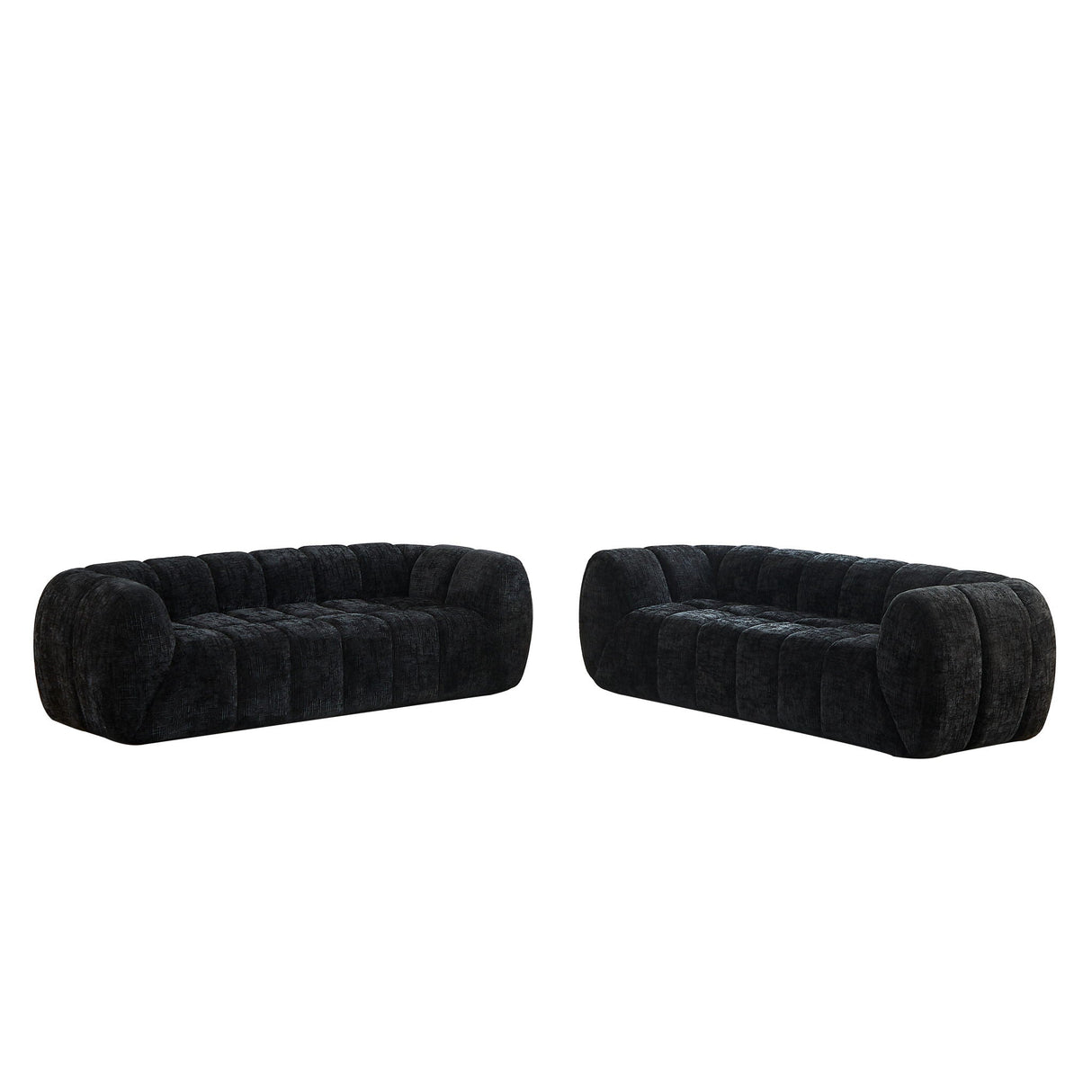Modern Sofa With Piano Key Backrest