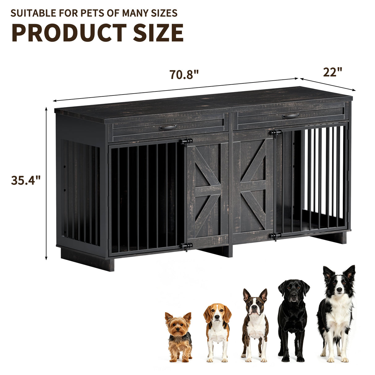 Dog Crate Furniture TV Stand
