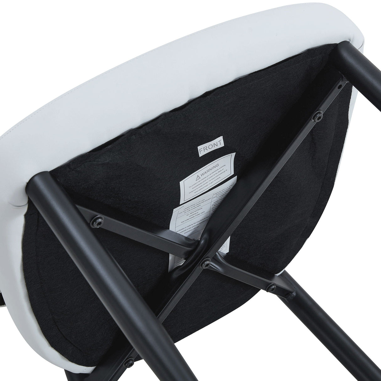 Minimalist Ergonomic Dining Chair With Curved Backres (Set of 4)