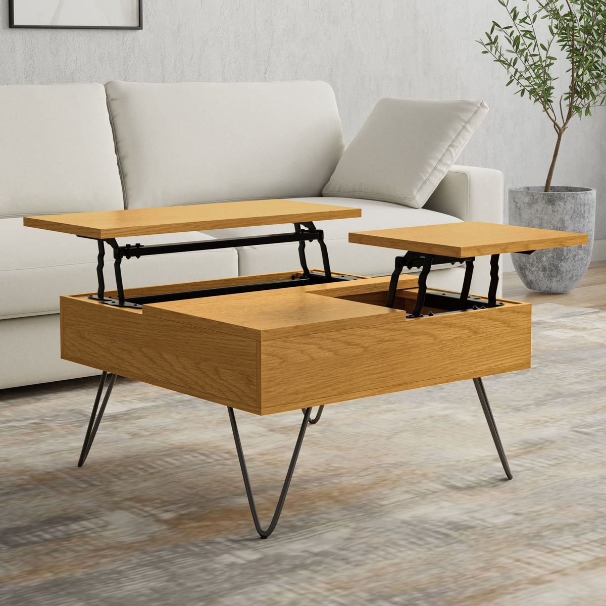Hunter - Handcrafted Lift Top Coffee Table
