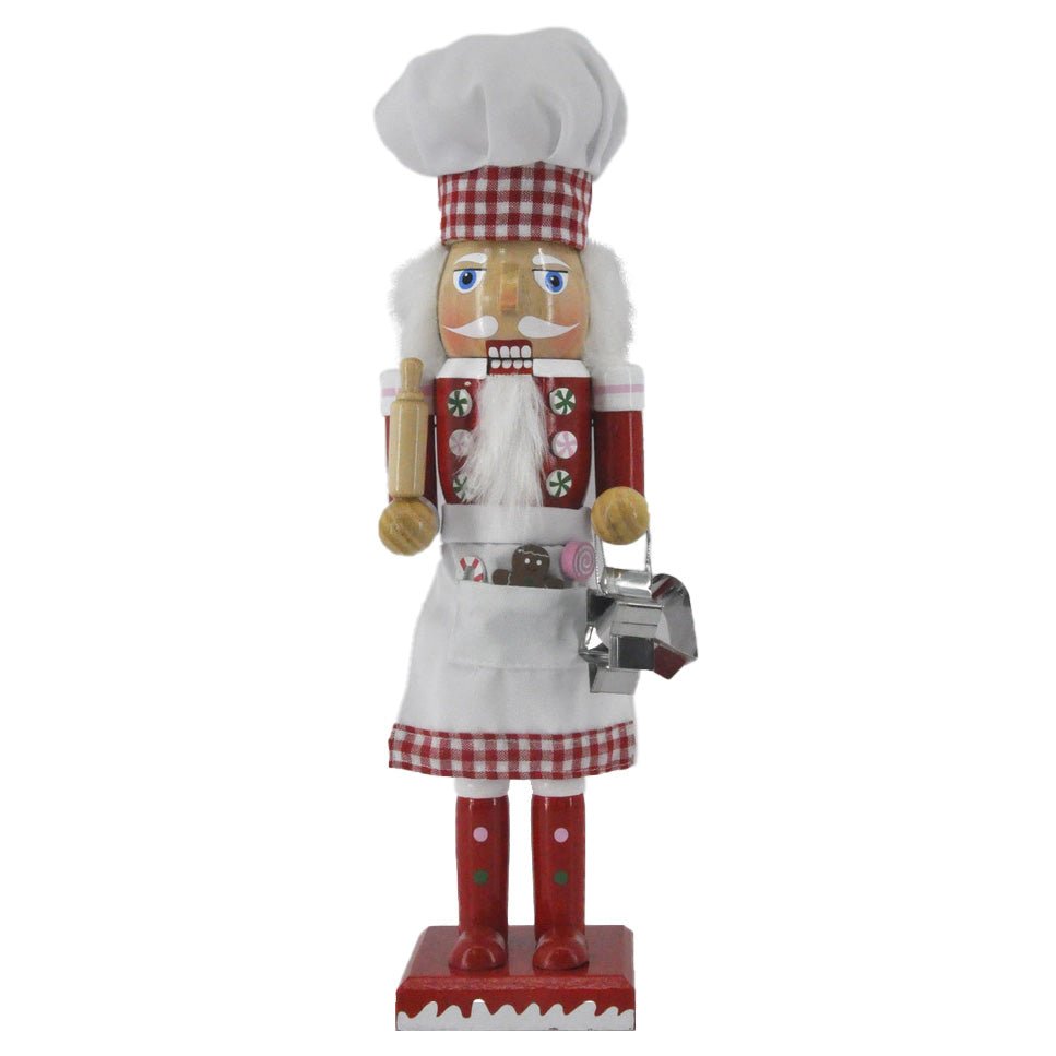 14" Baker Man Christmas Nutcracker - Tuesday Morning - Decorative Objects