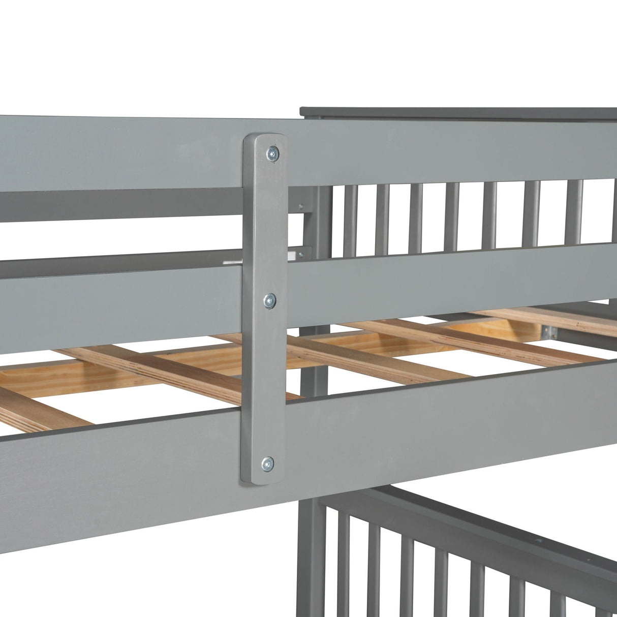 Bunk Bed With Ladders And 2 Storage Drawers