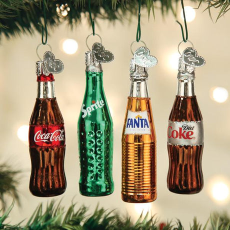 Coca-Cola®-Mini-Beverage-Ornament-Set-Christmas-Ornaments