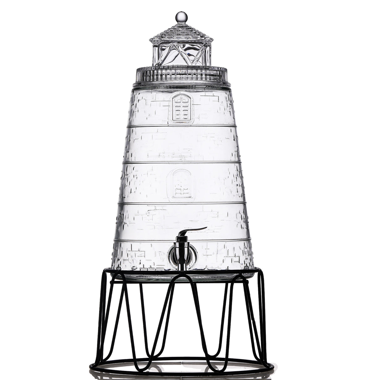 Lighthouse Beverage Dispenser On Stand