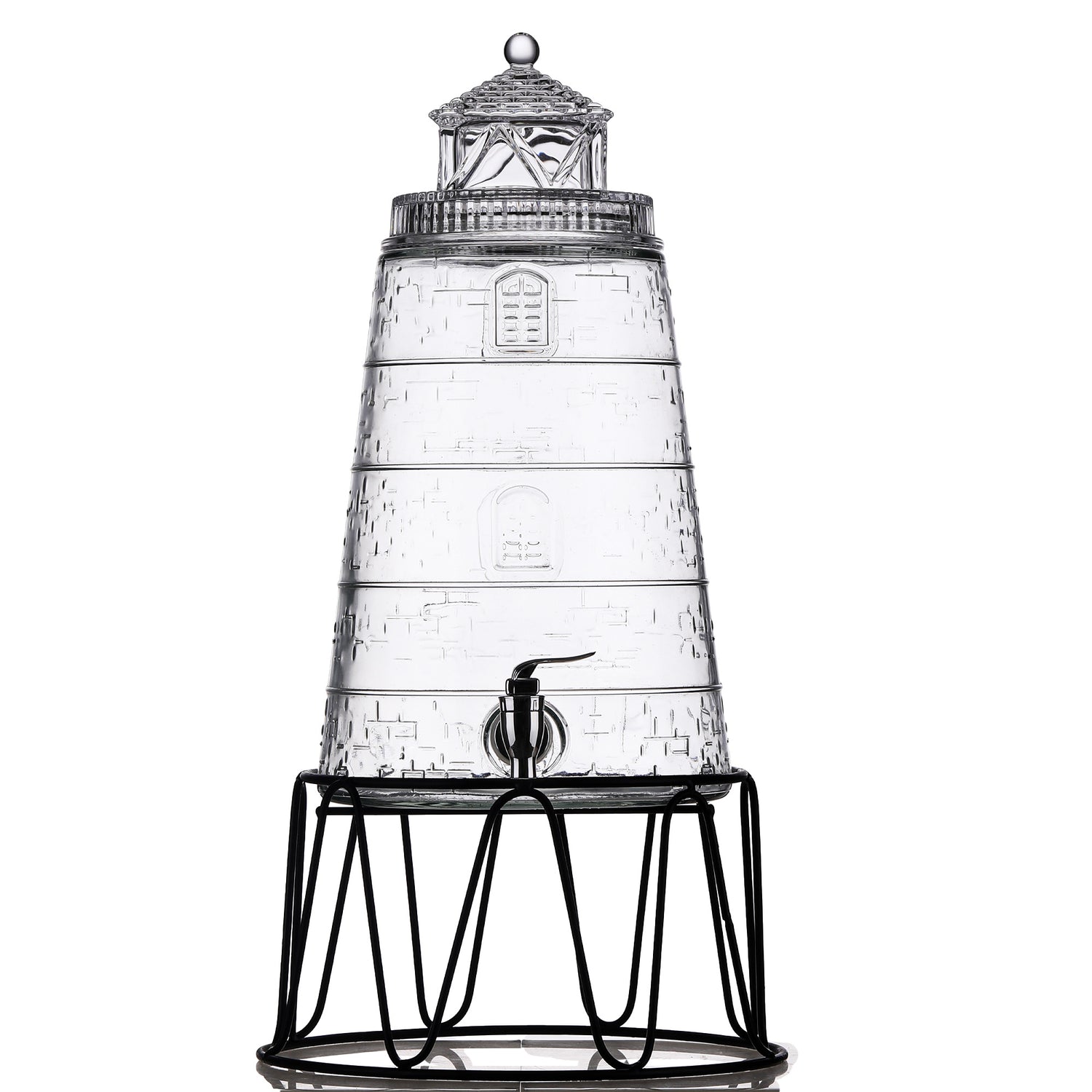 Lighthouse Beverage Dispenser On Stand