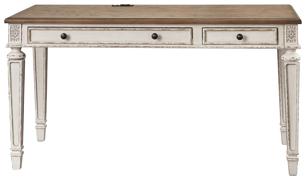 Realyn - Home Office Desk - Light Brown