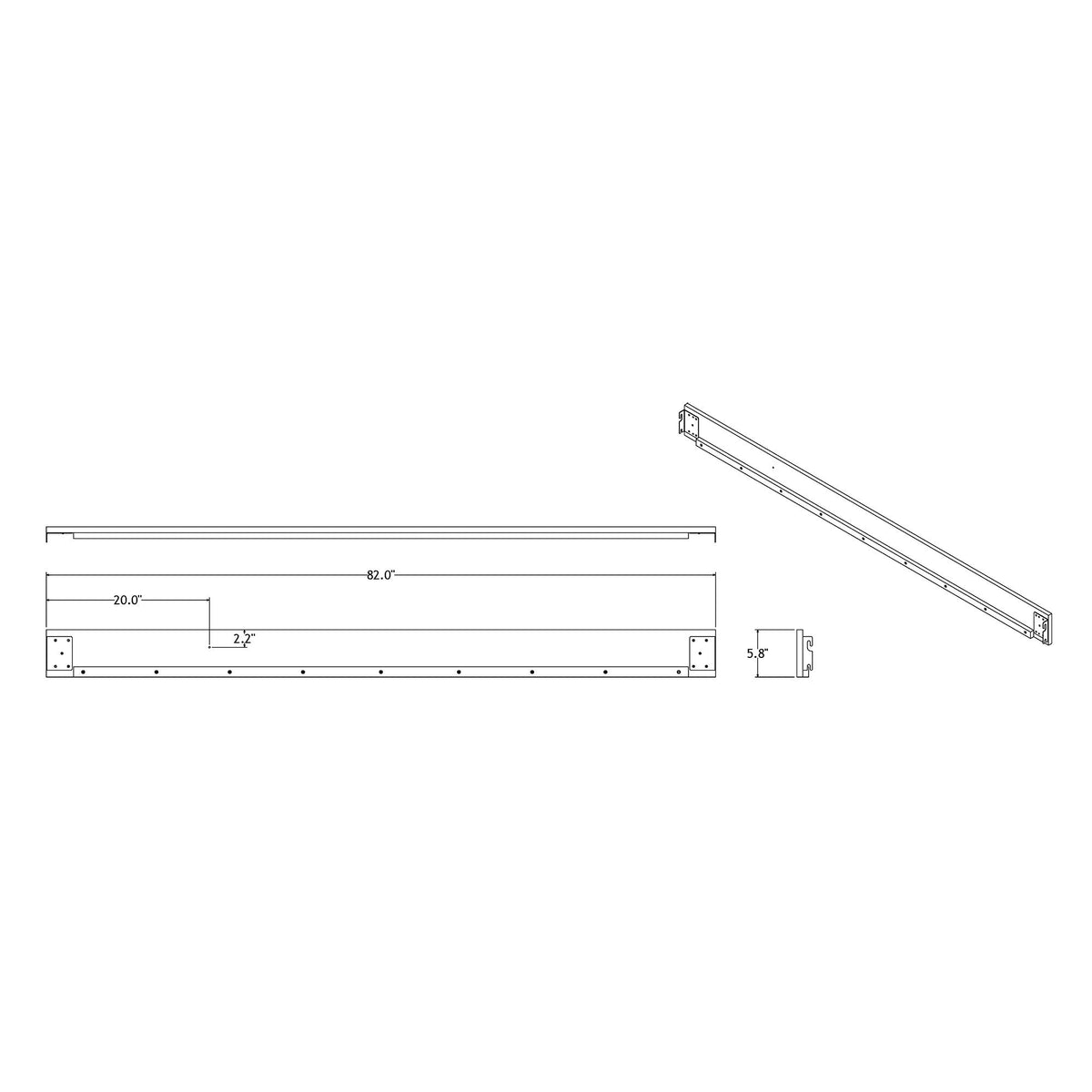 Adelaide - 5 Pieces With LED Set