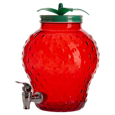 Strawberry-Glass-Beverage-Dispenser-Bar-&-Beverage-Accessories