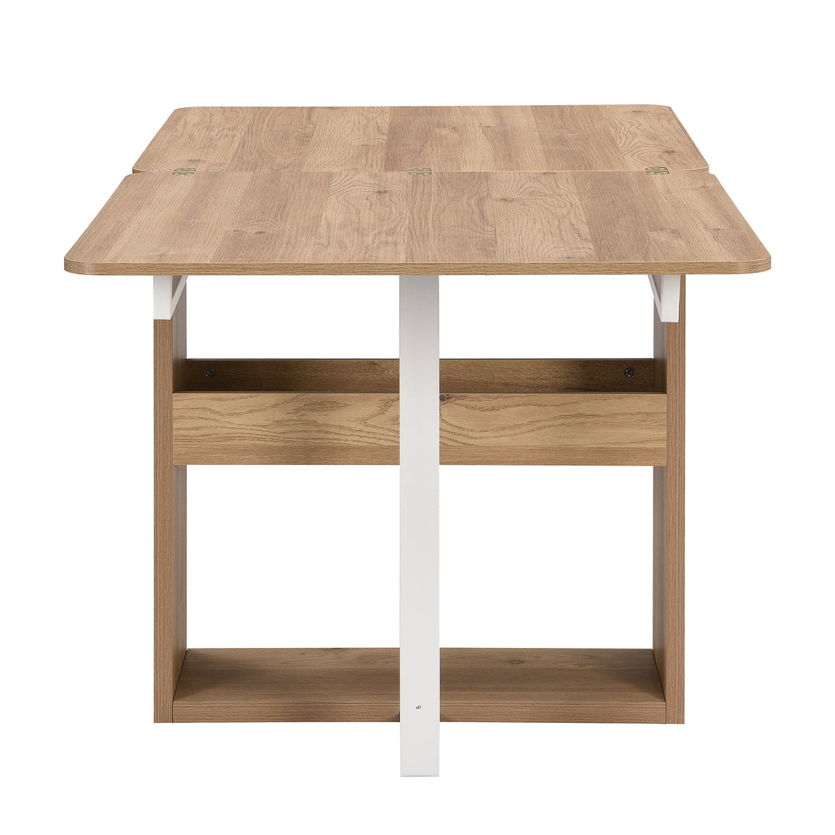 TOPMAX Modern Compact 63-inch 5-Piece Extendable Dining Table Set