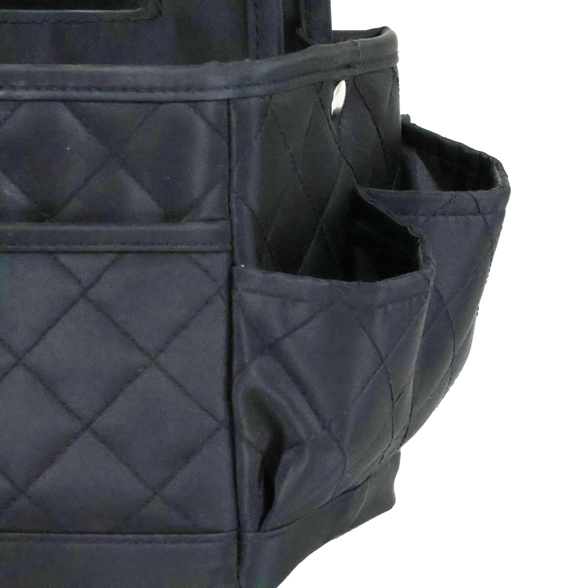 Everything Mary Collapsible Desktop Craft Caddy, Black Quilted – Polyester Craft & Art Supply Organizer with 12 Storage Compartments