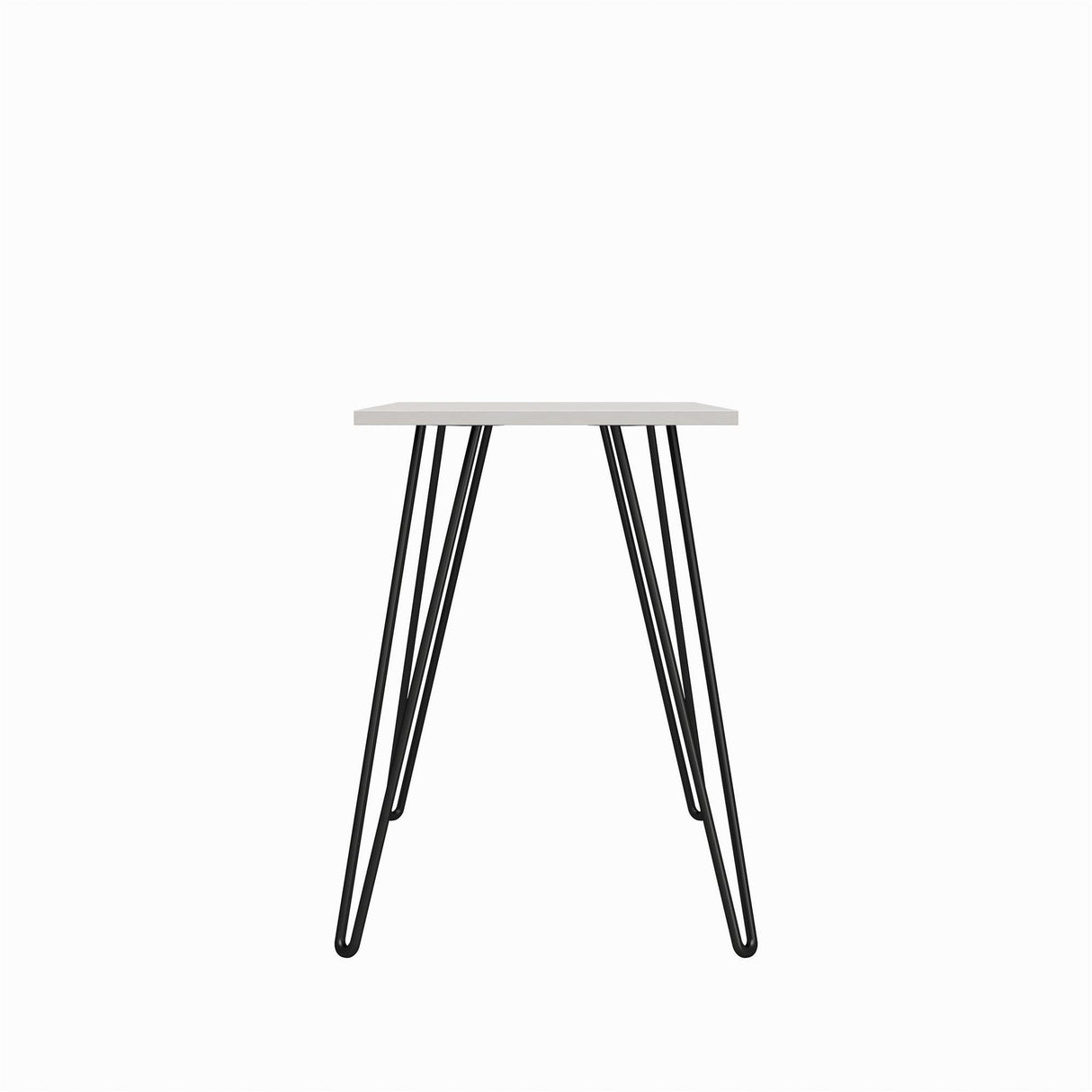 Writing Desk With Hairpin Legs For Study Or Work - White Oak