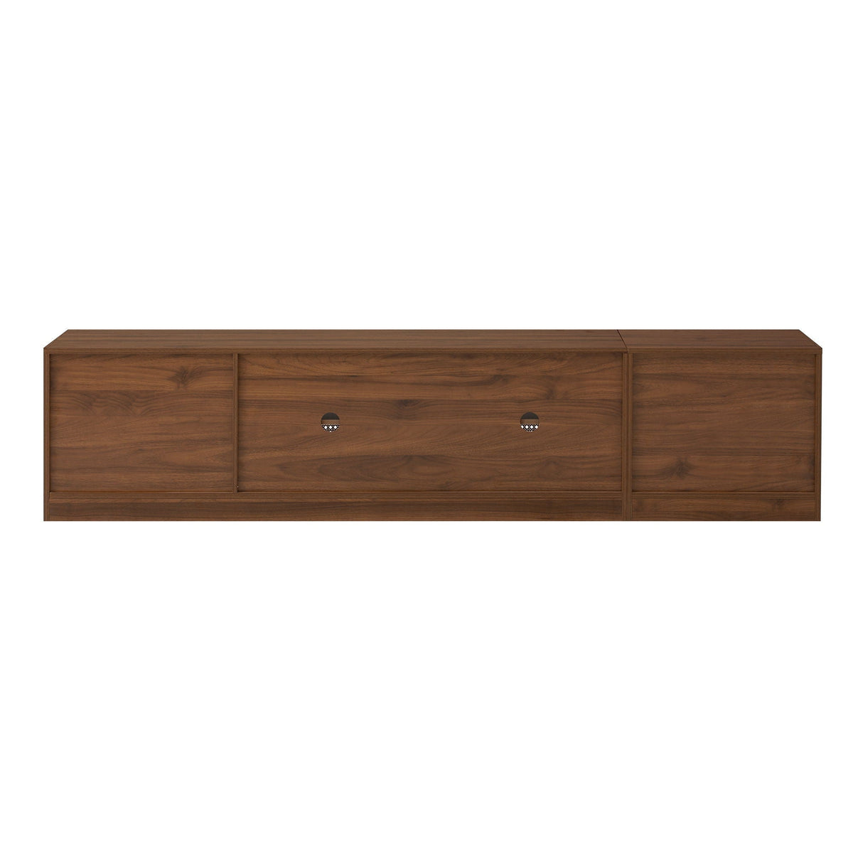 TV Stand, Media Console With Adjustable Shelves - Walnut