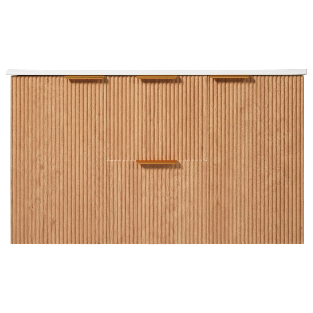 Modern Wall Mounted Bathroom Vanity, Soft Close Doors