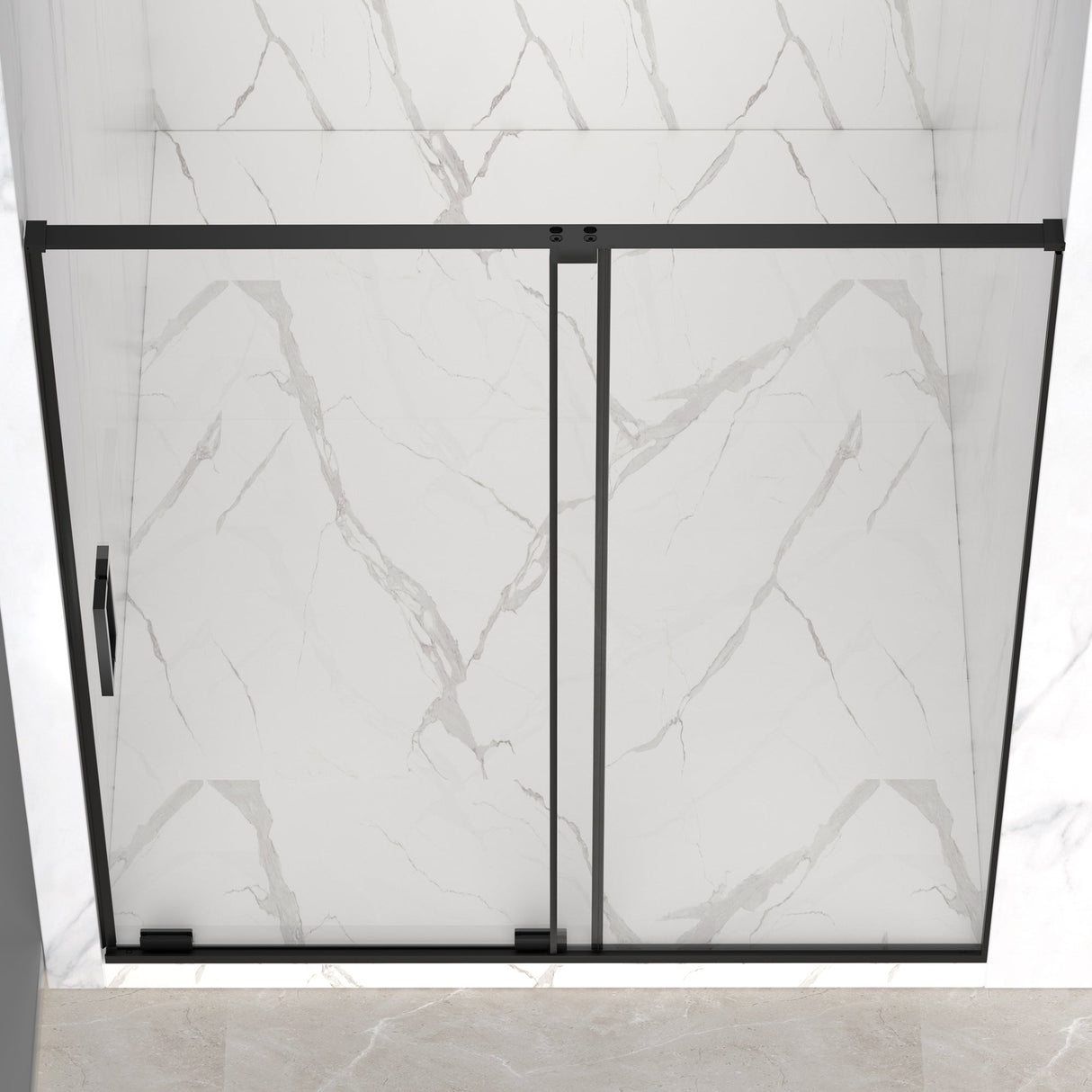 Semi-Frameless Sliding Shower Door