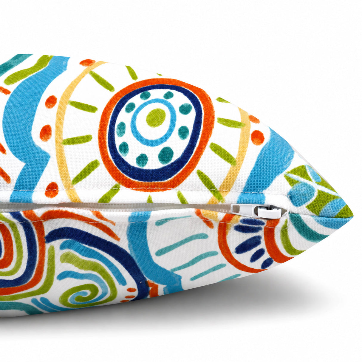2 Pack Outdoor Lumbar Pillow Covers - Blue Medallion