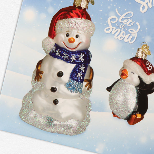 Snowman Christmas Card