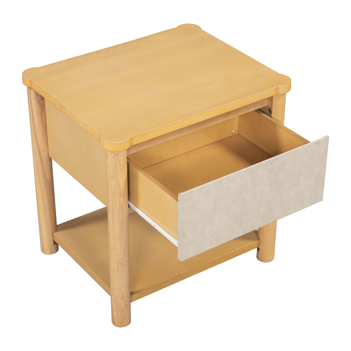 Wood Nightstand Set of 2