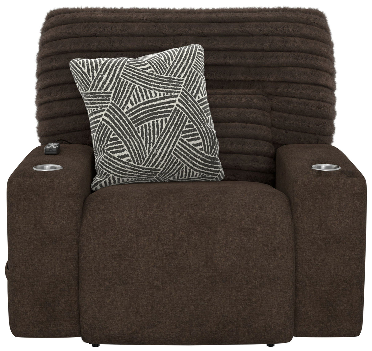Zen - Power Recliner With CR3 Heat / Massage / Zero Gravity - Chocolate