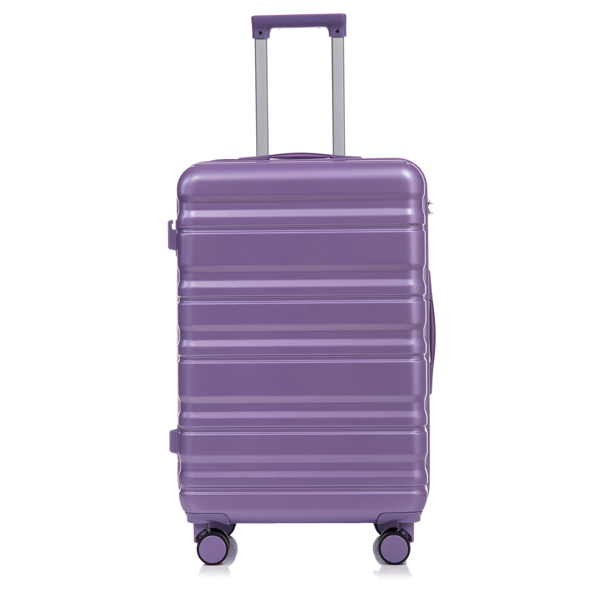 HIFINE Tourist 3-Piece ABS Spinner Wheel Luggage Set (Purple)