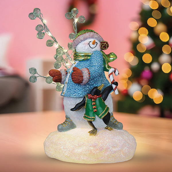 Snowgal-And-Penguin-Lighted-Figurine-Christmas-Ornaments