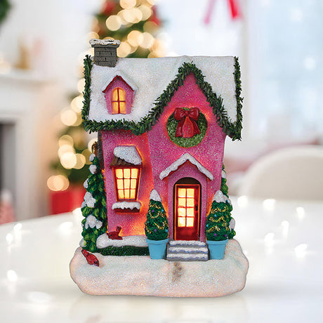 Holiday-House-Lighted-Figurine-Christmas-Ornaments