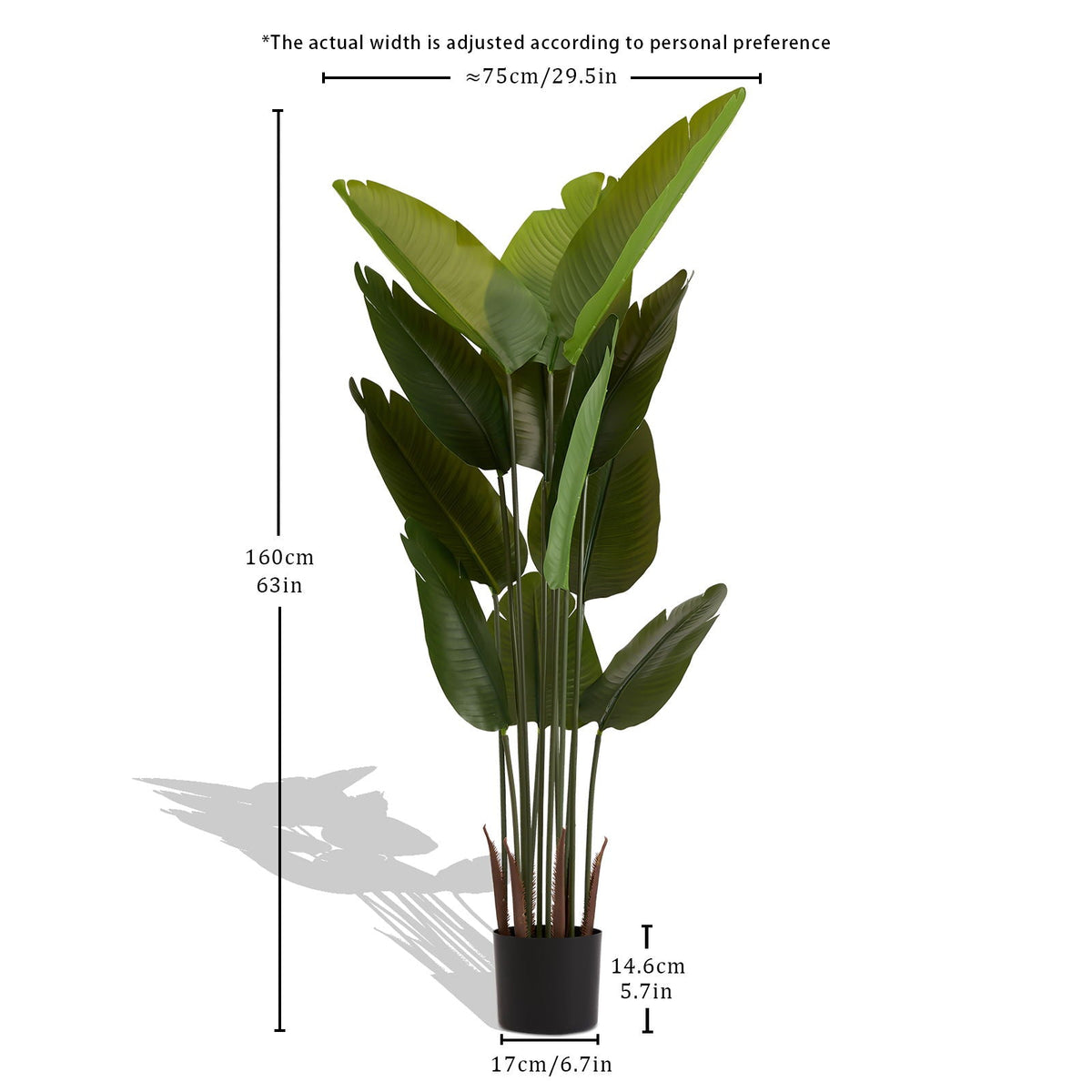 Artificial Plant For Indoor And Outdoor Decoration (Set of 2)