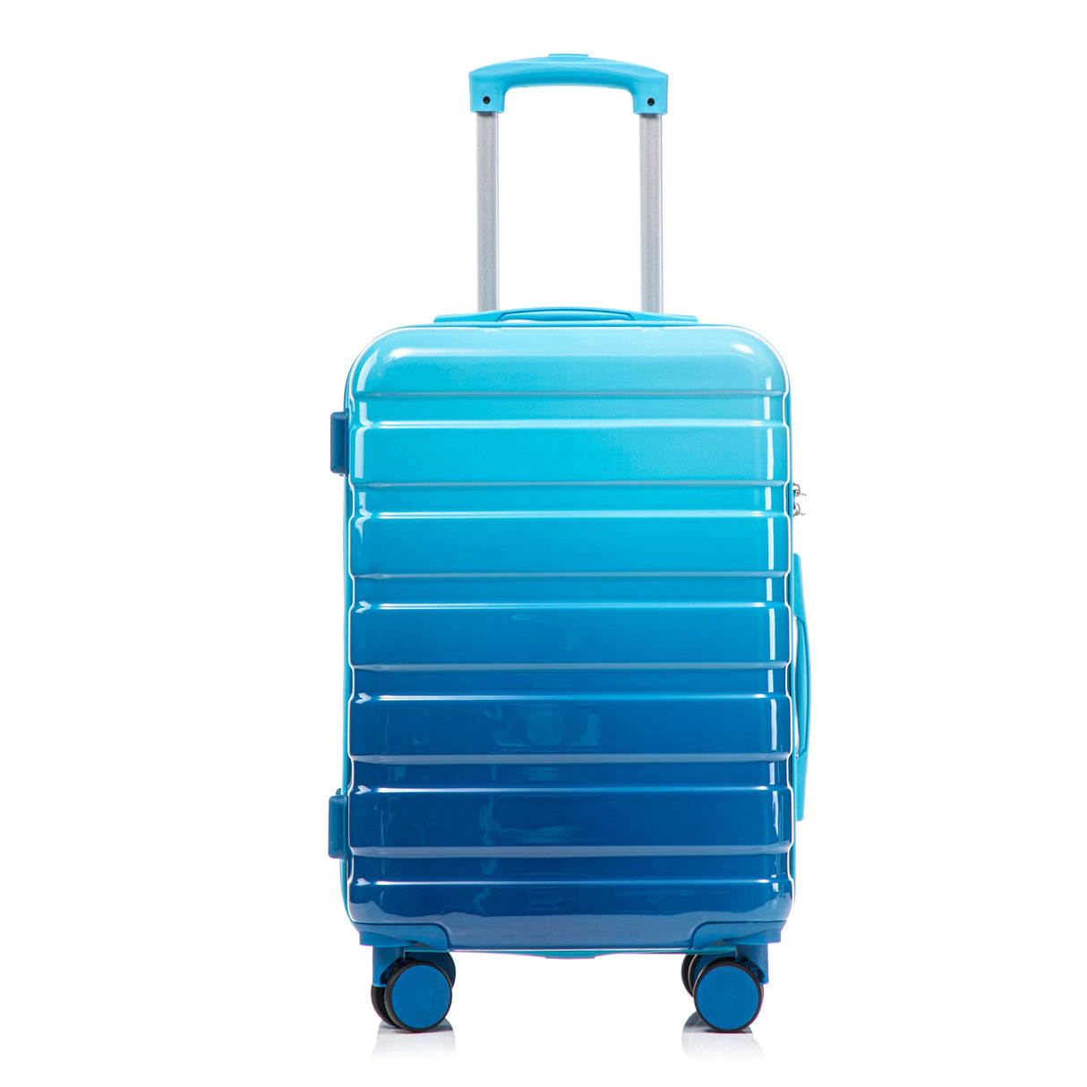 14'/20' 2 pcs/set PC Spinner Wheel Luggage with Gradient Color and Lock