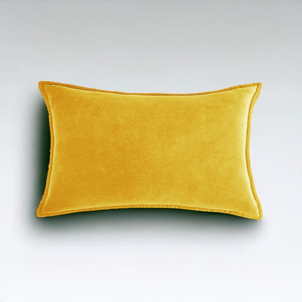 Velvet Throw Pillows pack of 2, size 12"x20, 18"x18", 20"x20" and various color options
