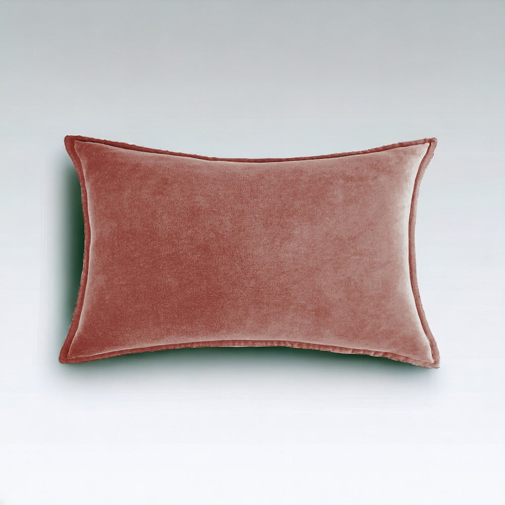 Velvet Throw Pillows pack of 2, size 12"x20, 18"x18", 20"x20" and various color options