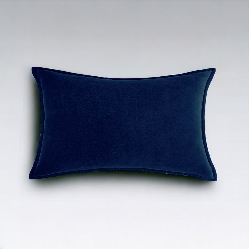 Velvet Throw Pillows pack of 2, size 12"x20, 18"x18", 20"x20" and various color options