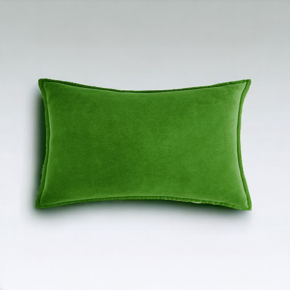 Velvet Throw Pillows pack of 2, size 12"x20, 18"x18", 20"x20" and various color options