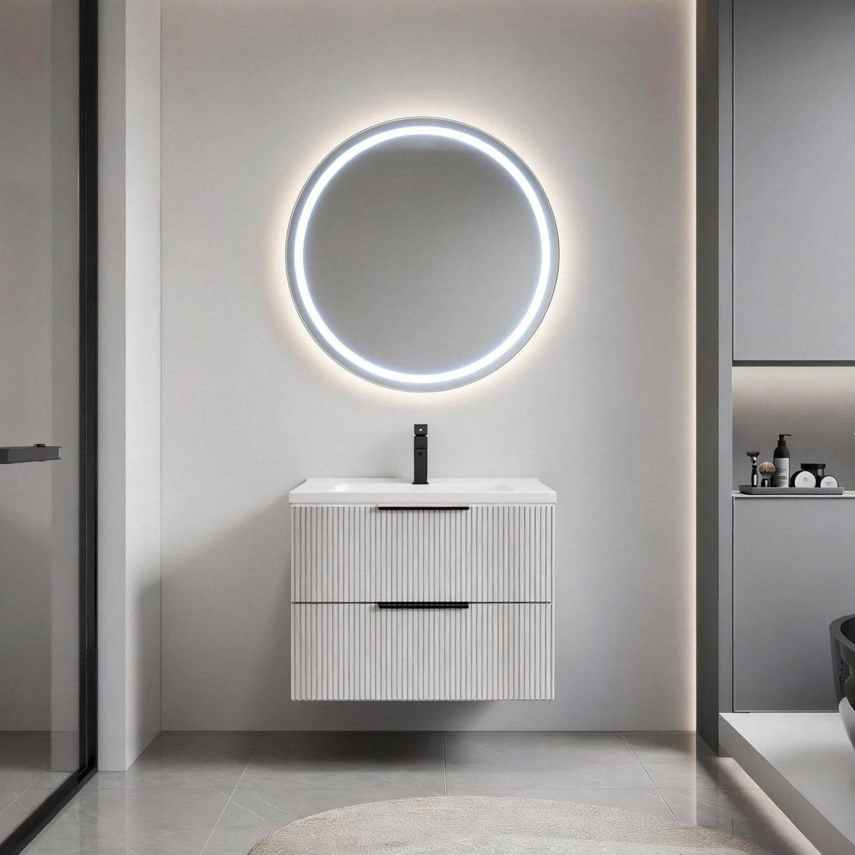 30 Inch Bathroom Vanity Cabinet With Ceramic Sink