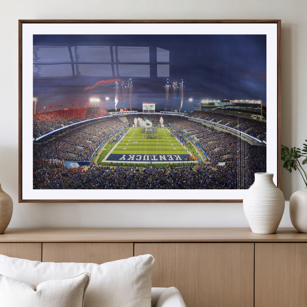 Kroger Field Canvas Wall Art - Kentucky Stadium Wall Art