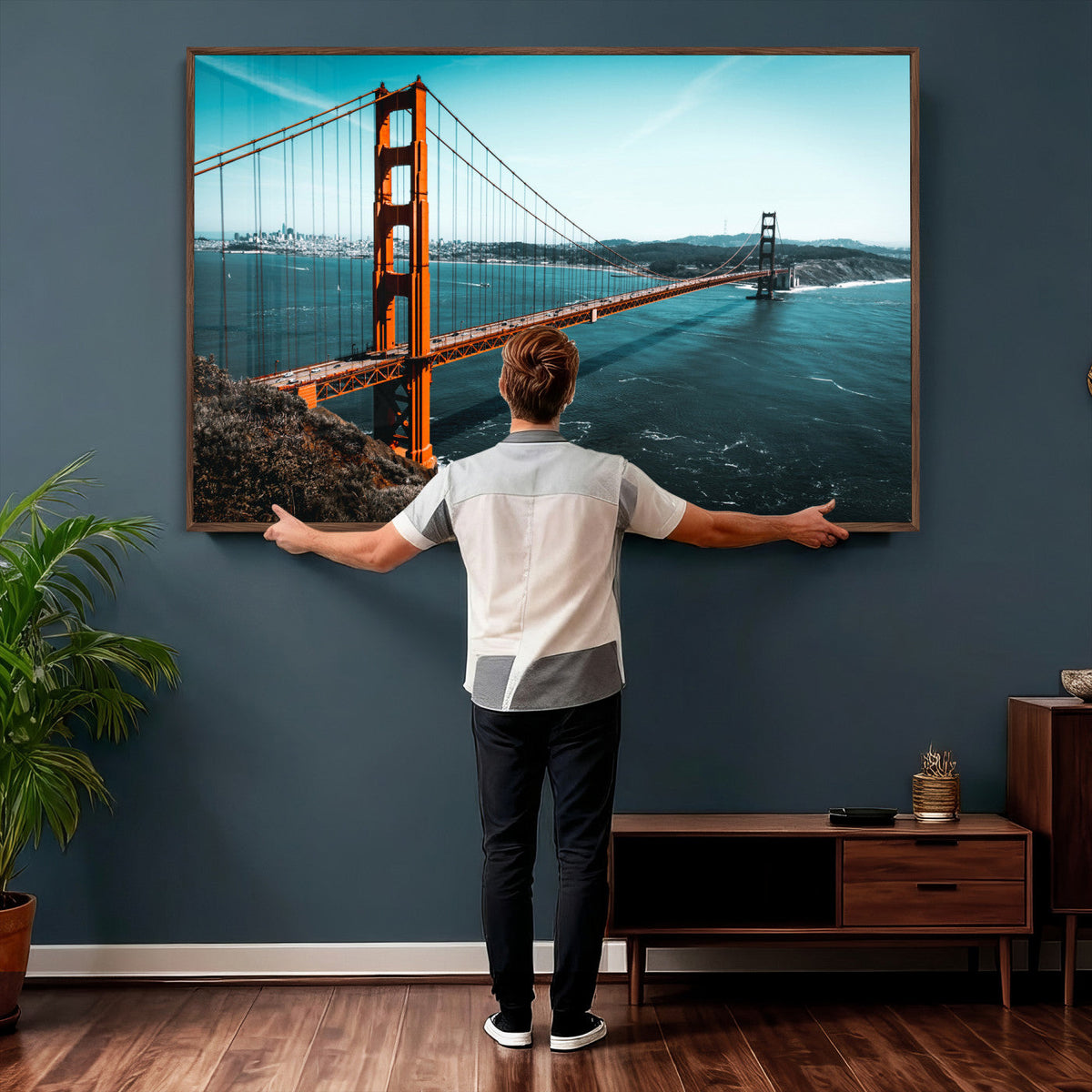 Golden Gate Bridge Wall Art Canvas Print – San Francisco