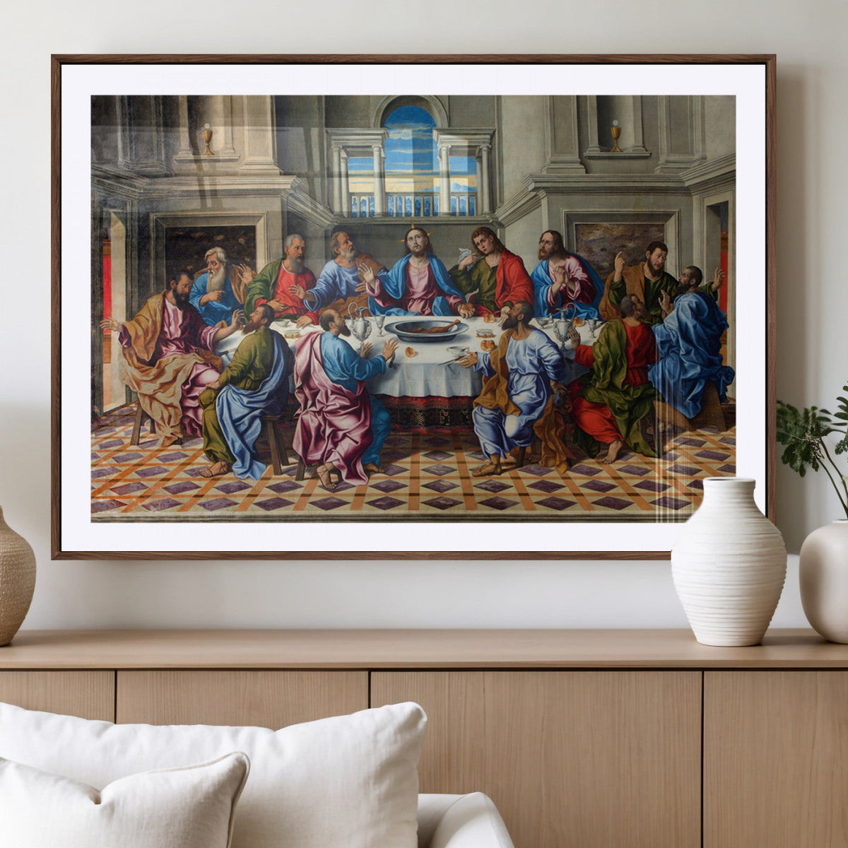 The Last Supper Multi Panel Canvas Wall Art