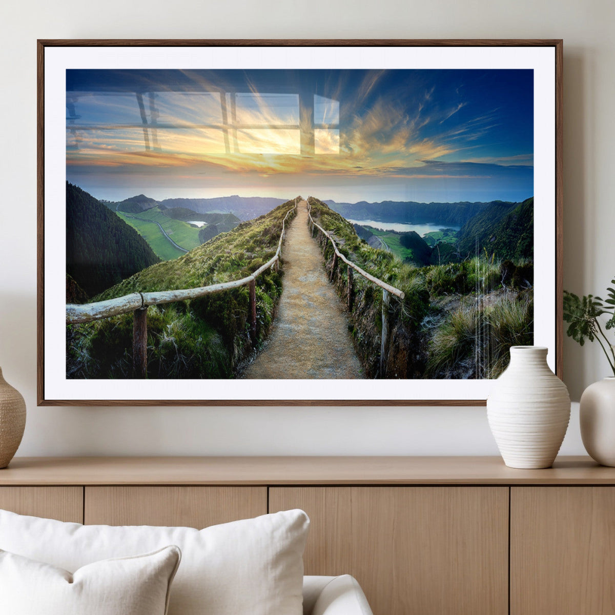 Mountain Landscape Wall Art Canvas Print
