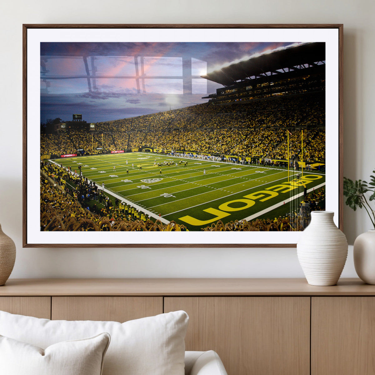 University of Oregon Ducks Football Team Print - Eugene