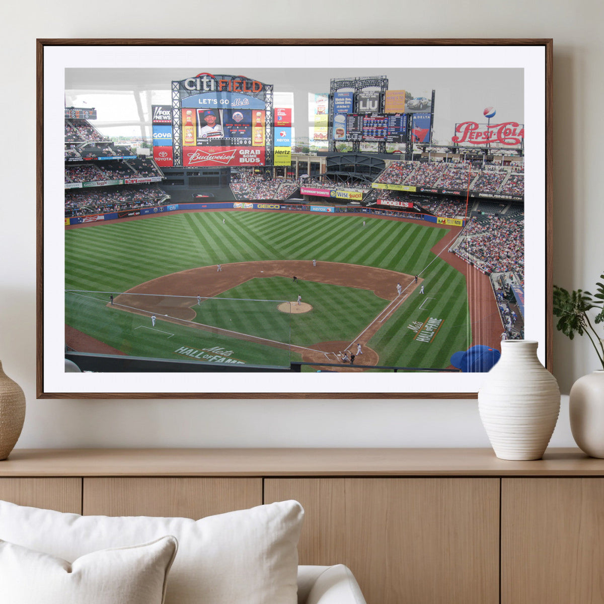 New York Mets Baseball Team Print - Citi Field Baseball